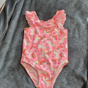 Cute unicorn one piece swimsuit for kids 5T